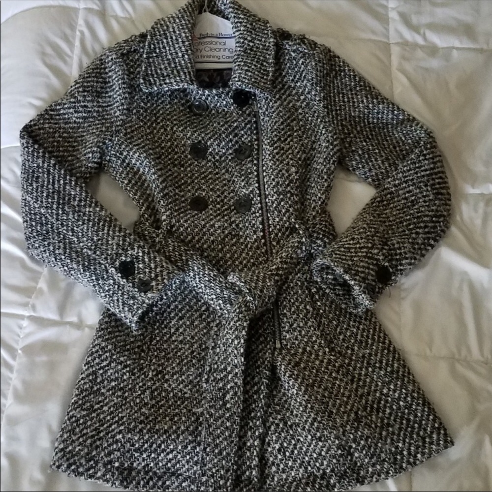 G by Guess Black and White Peacoat